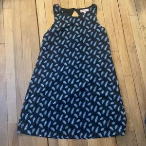 Philosophy feather print dress